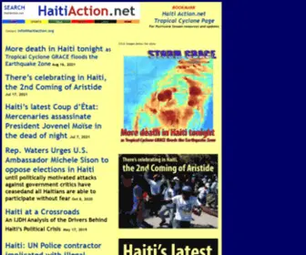 Haitiaction.org(Nation) Screenshot