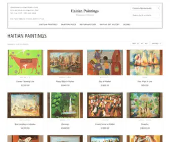 Haitianartpaintings.com(Haitian Paintings) Screenshot