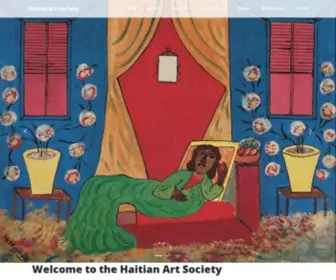 Haitianartsociety.org(Microsoft Azure Web App) Screenshot