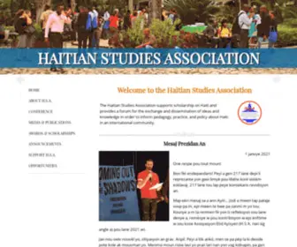 Haitianstudies.org(Haitian Studies Association) Screenshot