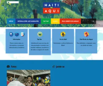 Haitiaqui.com(Haiti Aqui) Screenshot