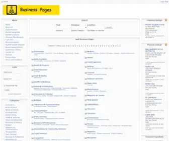 Haitibusinesspages.com(Haiti Business Pages) Screenshot