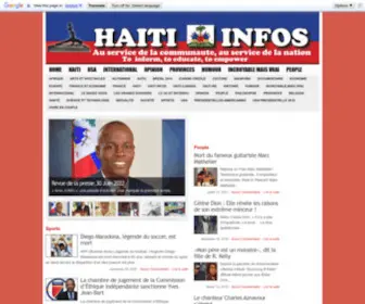 Haitiinfos.net(Au service de la communaute) Screenshot