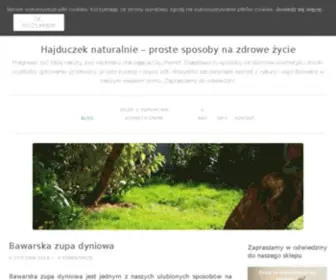 HajDuczeknaturalnie.pl(Znajdziesz tu sposoby na domowe kosmetyki i środki czystości) Screenshot