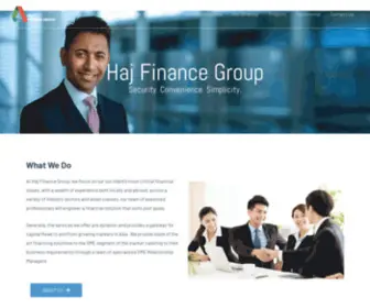 HajFinancegroup.com(Haj Finance Group) Screenshot