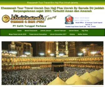 Haji-Plus.com(Khazzanah Tour Travel Biro Haji Plus Umrah Jakarta) Screenshot