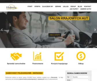 HajMig.pl(Centrum aut poleasingowych Hajmig w Warszawie) Screenshot