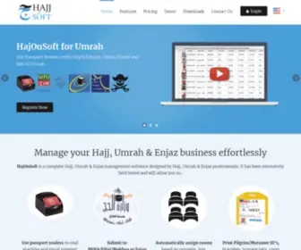 Hajonsoft.com(Hajj and Umrah Software) Screenshot