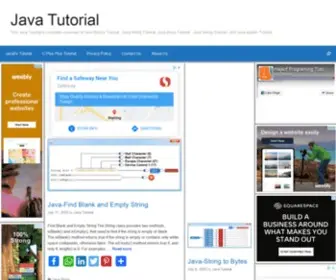 Hajsoftutorial.com(Java Tutorial for Beginners) Screenshot