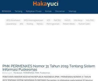 Hakayuci.com(Rekam medis) Screenshot