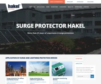 Hakel.com(Surge protection devices) Screenshot