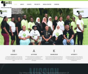 Hakiafrica.or.ke(Enhancing the progressive realization of Human rights in kenya and Beyond) Screenshot