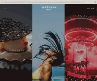 Hakkasangroup.com(Leading Brand in Nightlife) Screenshot