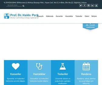 Hakkiperk.com(Prof. Dr. Hakkı Perk Üroloji) Screenshot