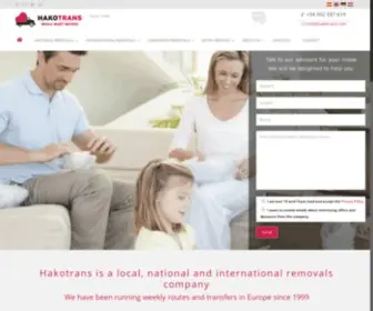 Hakotrans.com(Empresa de Mudanzas Locales) Screenshot