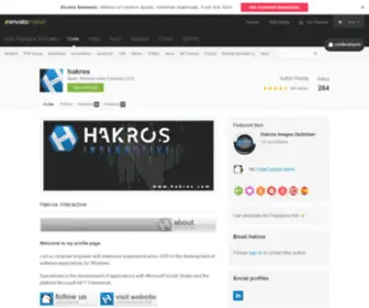 Hakros.com(Hakros Interactive) Screenshot