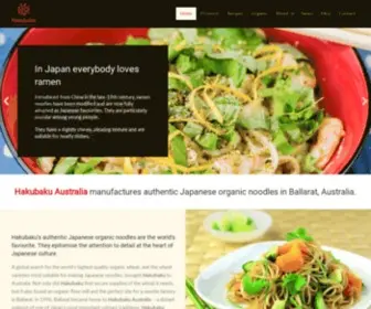 Hakubaku.com.au(The Kokumotsu Company) Screenshot