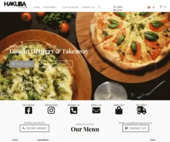 Hakubapizza.com(Hakuba Pizza) Screenshot