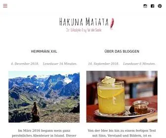 Hakunamatata.blog(Hakuna Matata) Screenshot