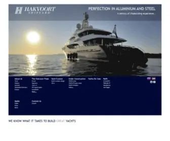 Hakvoort.com(Hakvoort Shipyards) Screenshot