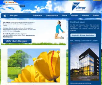 Hal-Allergie.de(Hal Allergy Group) Screenshot