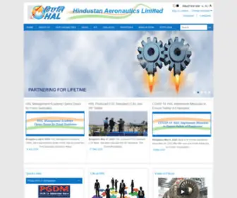 Hal-India.co.in(Hindustan Aeronautics Limited (HAL)) Screenshot