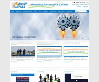 Hal-India.com(Hindustan Aeronautics Limited (HAL)) Screenshot