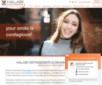 Halabiorthodontics.com(Brooklyn Orthodontist) Screenshot