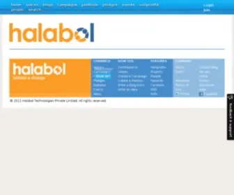 Halabol.com(Voices, Campaigns, Petitions, Pledges, Debates, Ideas) Screenshot