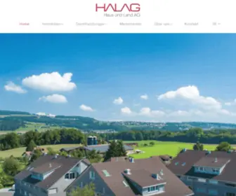 Halag-AG.ch(Halag Haus) Screenshot