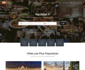 Halal-Restaurant.fr(Top halal est le site pour tout savoir sur le halal) Screenshot