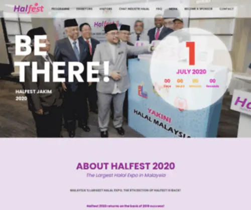 Halal.com.my(HALFEST MALAYSIA) Screenshot
