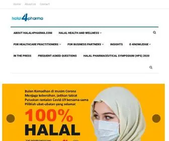 Halal4Pharma.com(Halal4pharma) Screenshot