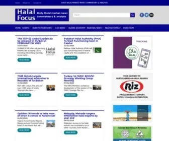 Halalfocus.net(Daily Halal Market News) Screenshot