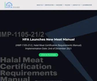 Halalfoodauthority.co.uk(Global) Screenshot