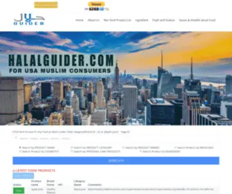 Halalguider.com(Halal guide USA) Screenshot