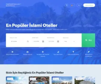 Halalhotelcheck.com(İslami Oteller ve Muhafazakar Tatillerde Erken Rezervasyon Fırsatları) Screenshot