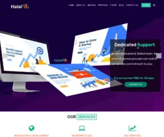 Halalit.tech(Web Design & Web Development Company in Dhaka) Screenshot