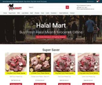 Halalmart.com.au(Halal Mart) Screenshot