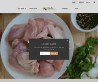 Halalpastures.com(Organic Halal Meats) Screenshot