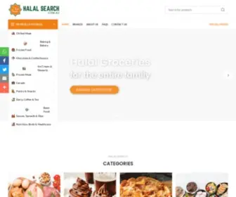 Halalsearch.com.au(Quick search for all your Halal groceries in Australia) Screenshot