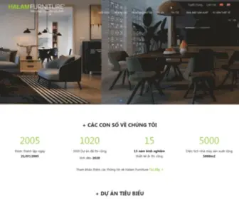 Halam.com.vn(Nhà máy may đo nội thất) Screenshot