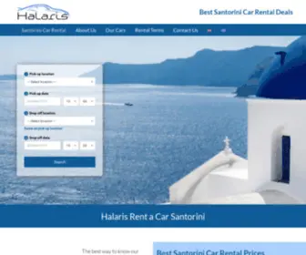 Halaris.gr(Halaris Rent a Car) Screenshot