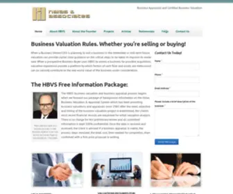 Halas.com(Small Business Appraisals and Certified Business Valuation) Screenshot