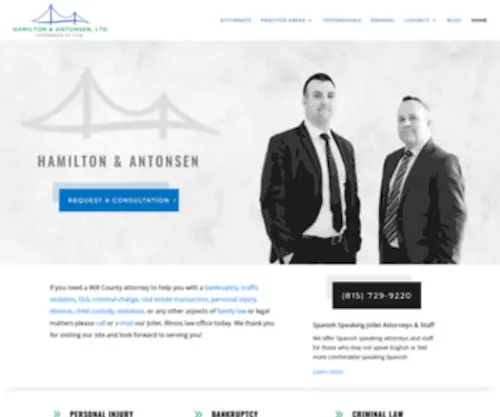 Halawoffices.com(Hamilton & Antonsen) Screenshot