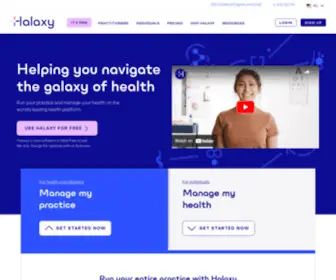 Halaxy.com(Helping You Navigate the Complex Galaxy of Health) Screenshot