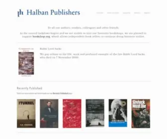 Halbanpublishers.com(Halban Publishers) Screenshot