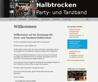 Halbtrocken-Band.de(Willkommen) Screenshot