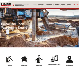 Halco.uk(Hammers and drill bits) Screenshot