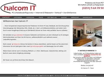 Halcom-IT.de(Halcom IT oHG) Screenshot